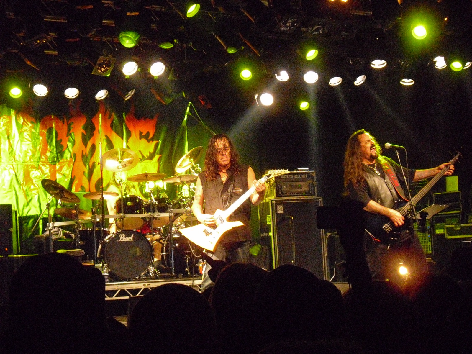 Deicide performing live on stage at Metaltown