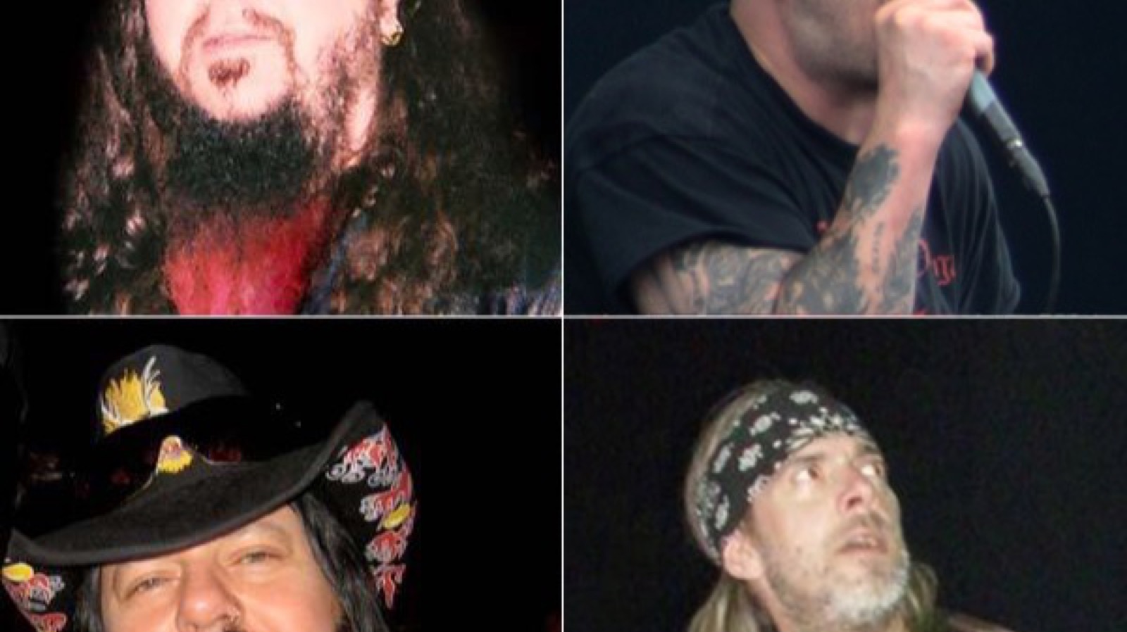 Pantera's classic lineup — Dimebag Darrell, Phil Anselmo, Vinnie Paul, Rex Brown