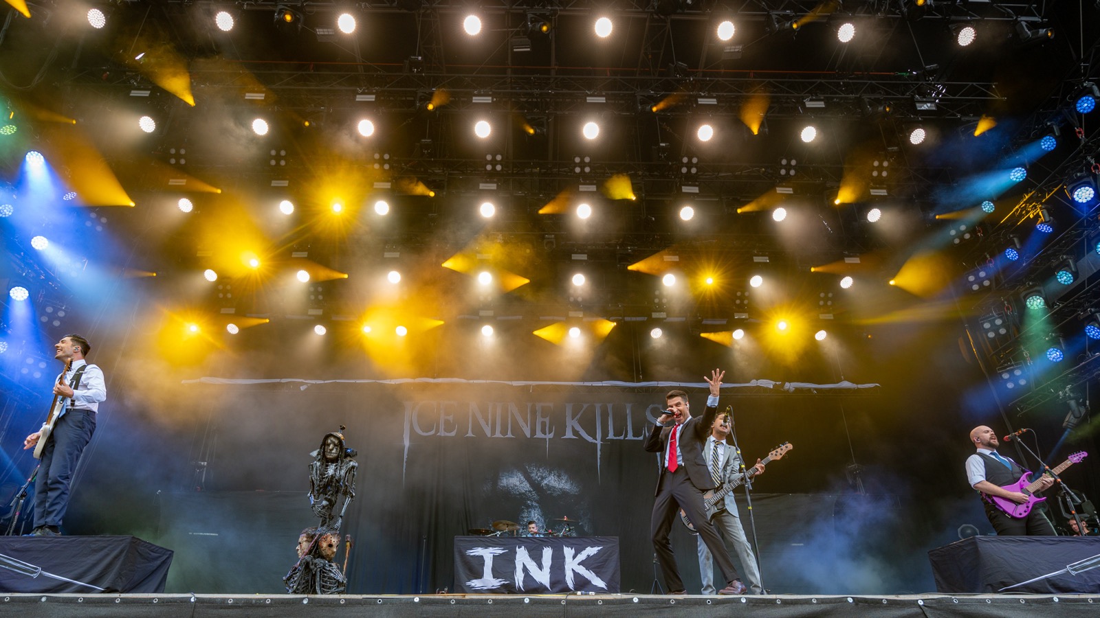 Ice Nine Kills performing live at Rock im Park festival 2022