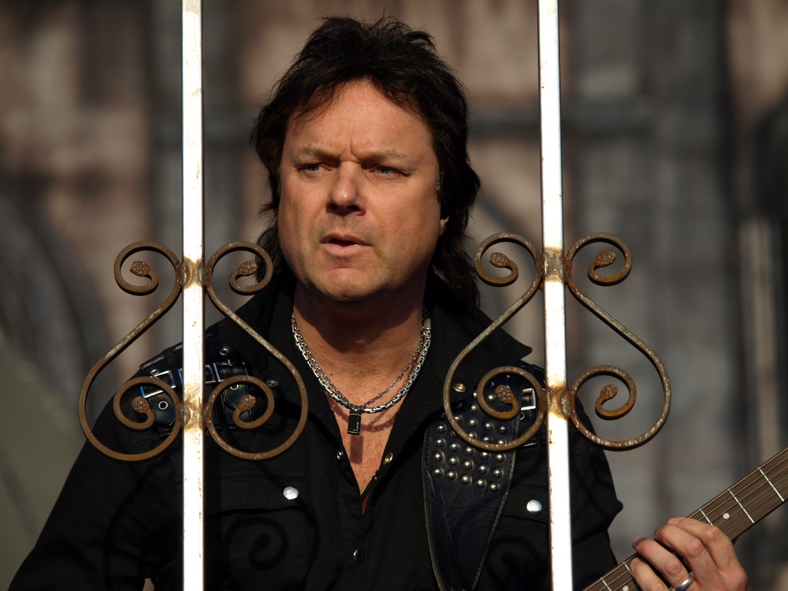 Andy LaRoque performing live with King Diamond, guitarist who now forms part of Lex Legion