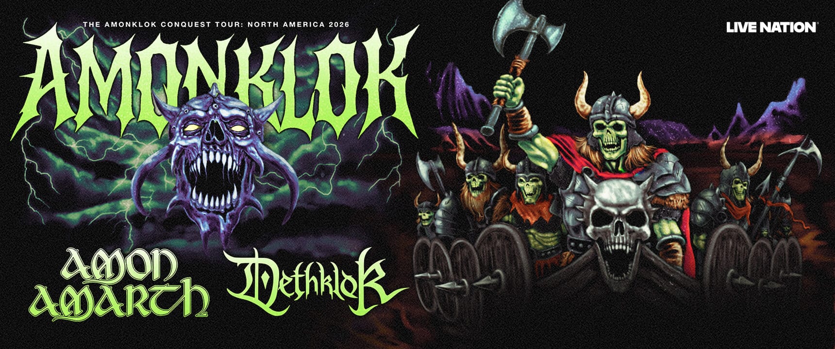 Amon Amarth & Dethklok — massive co-headlining North American tour