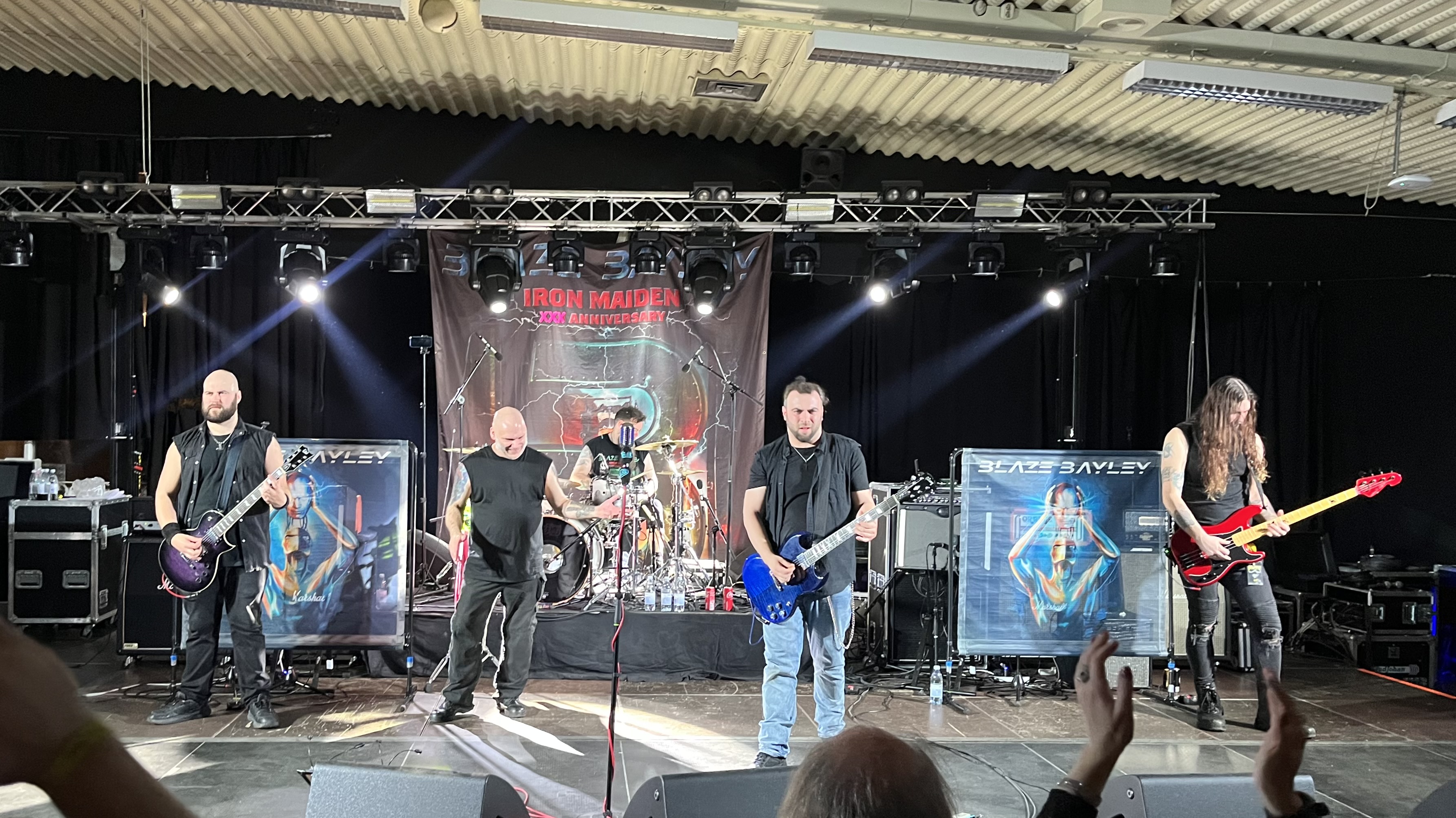 Blaze Bayley performing live in 2024