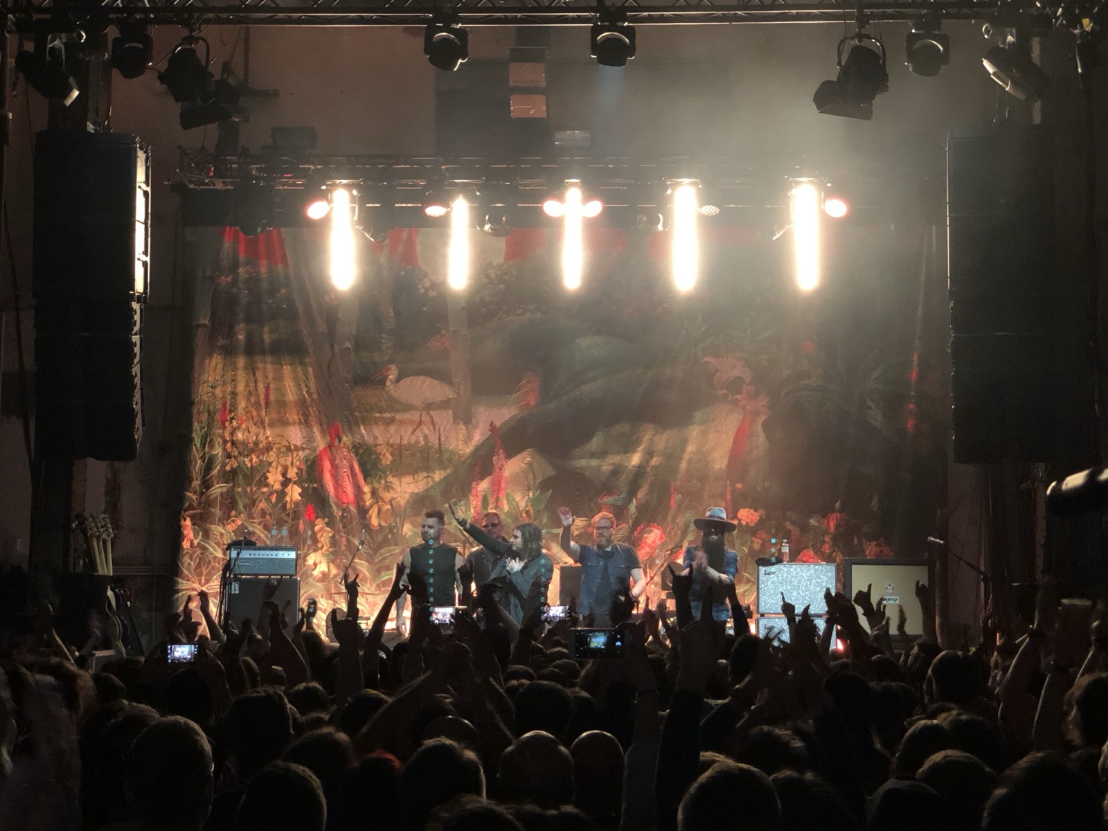 Rival Sons performing live on stage