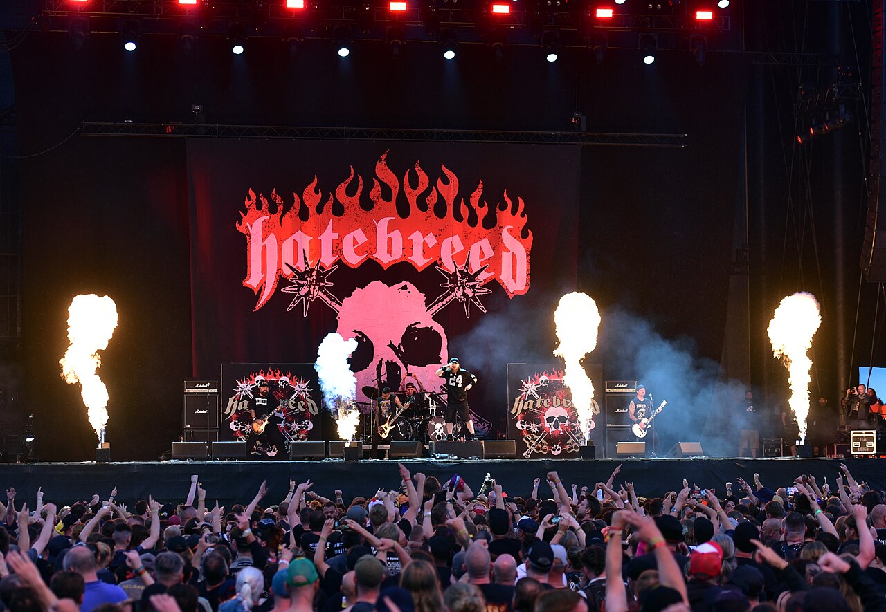 Summer Slaughter 2026 tour promotional image featuring Hatebreed