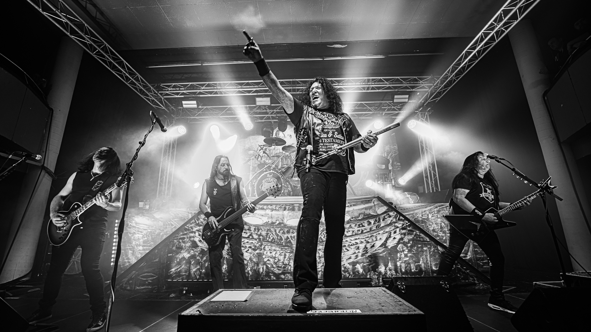 Testament performing live on stage